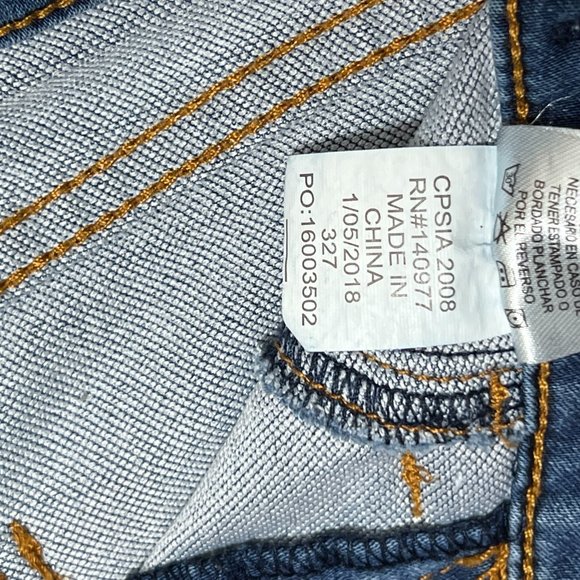 Hudson Medium Wash Skinny Jean Girls Sz 7 Stretchy Adjustable Comfortable - Picture 8 of 16